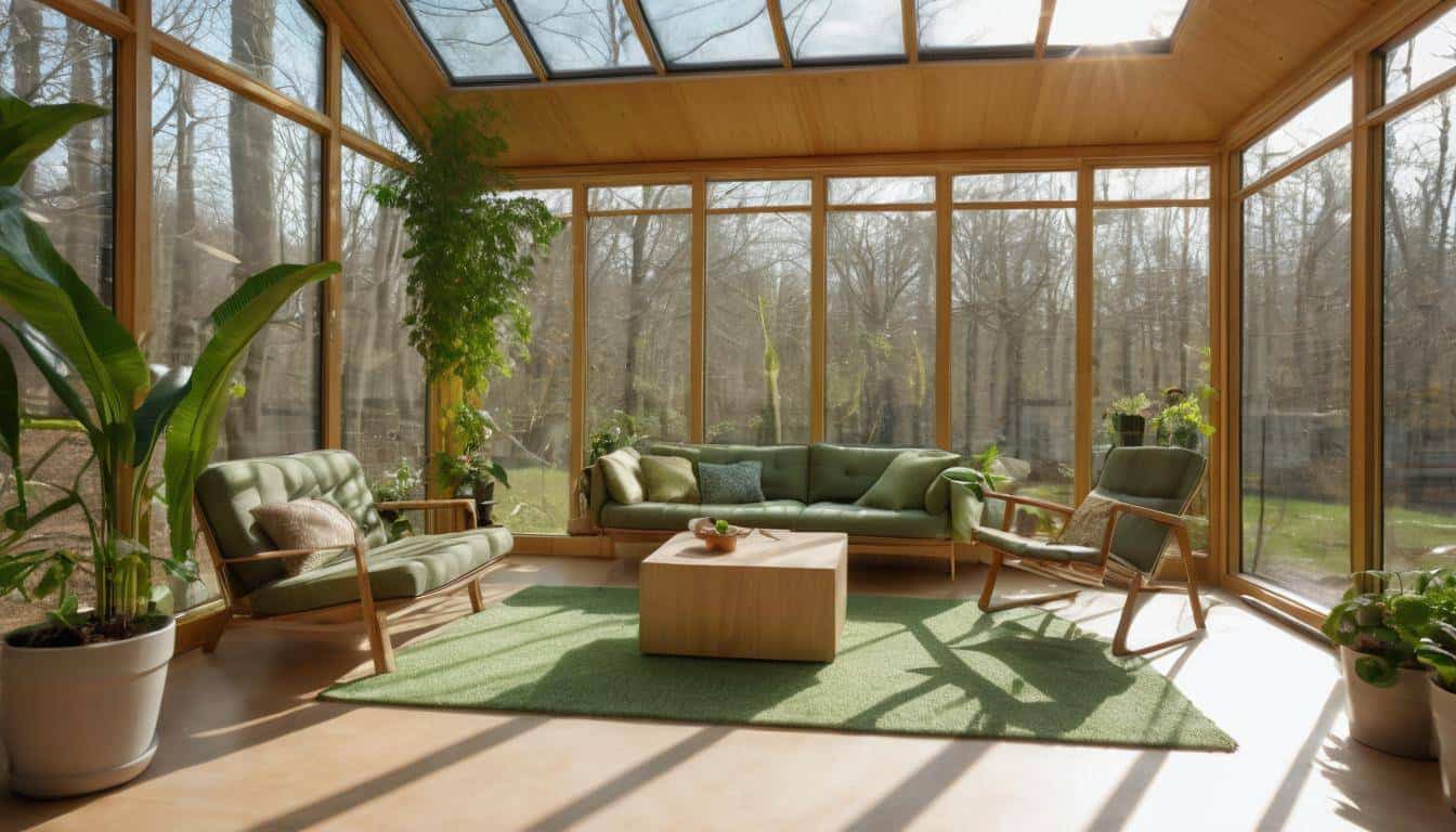 Sustainable solar sunroom