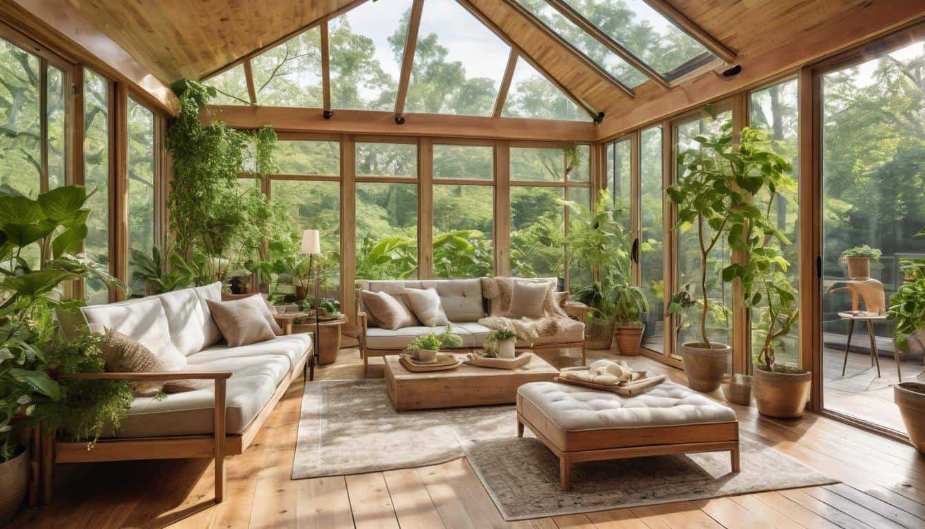 Sustainable sunroom oasis