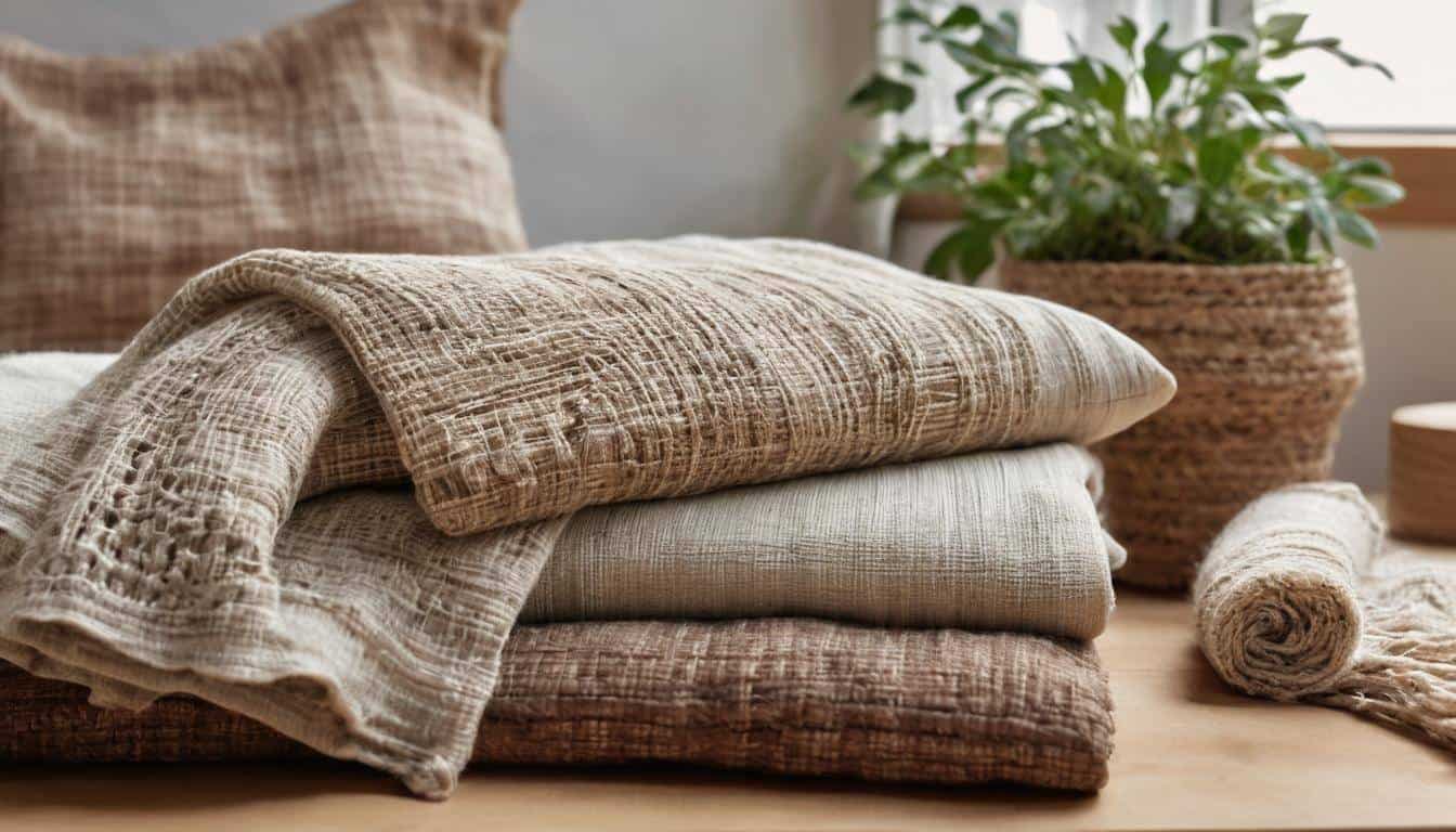 Sustainable textiles in interior design