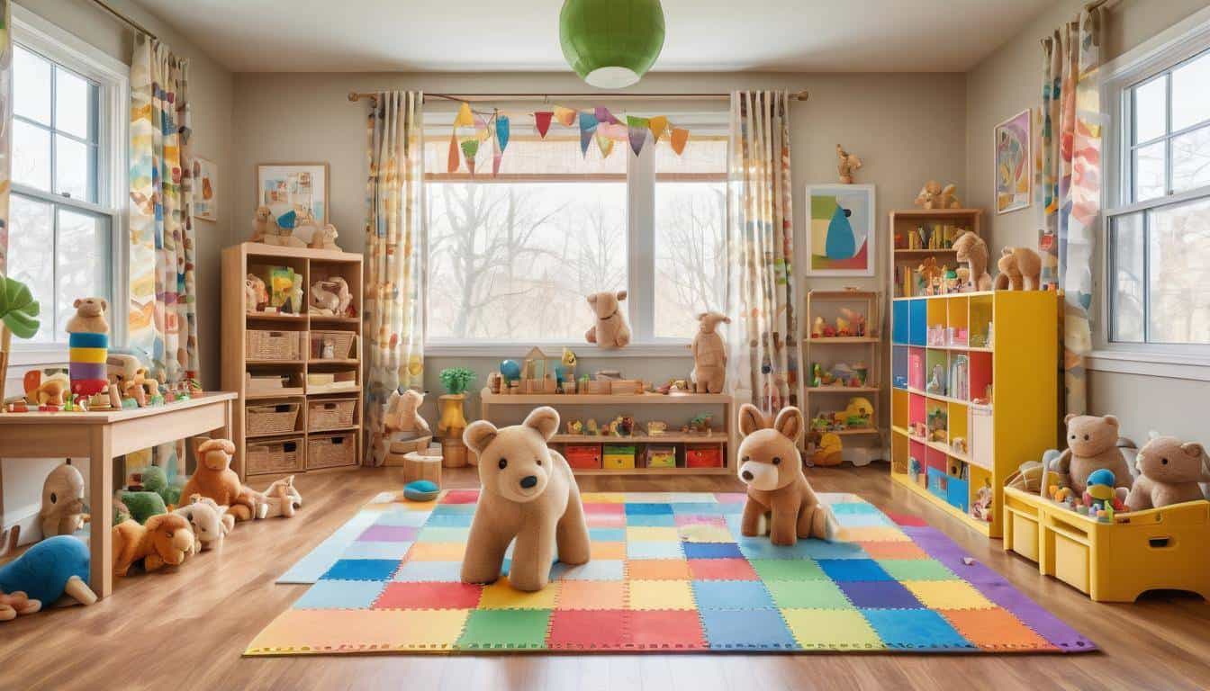 Sustainable toy playroom