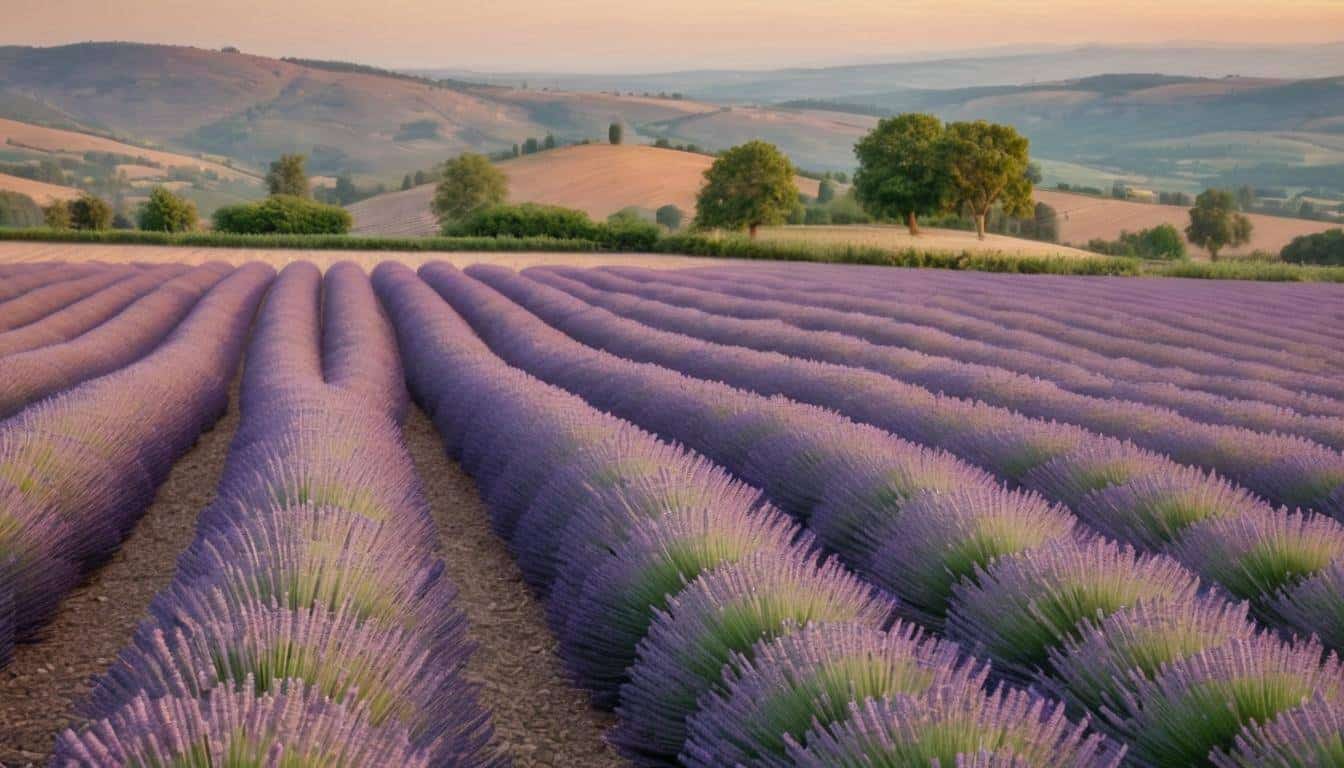 Tranquil Lavender Fields