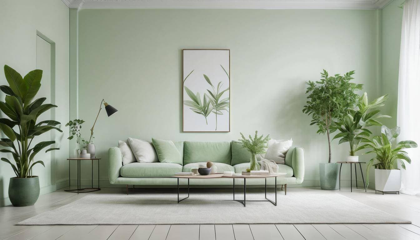 Tranquil Pale Green Room