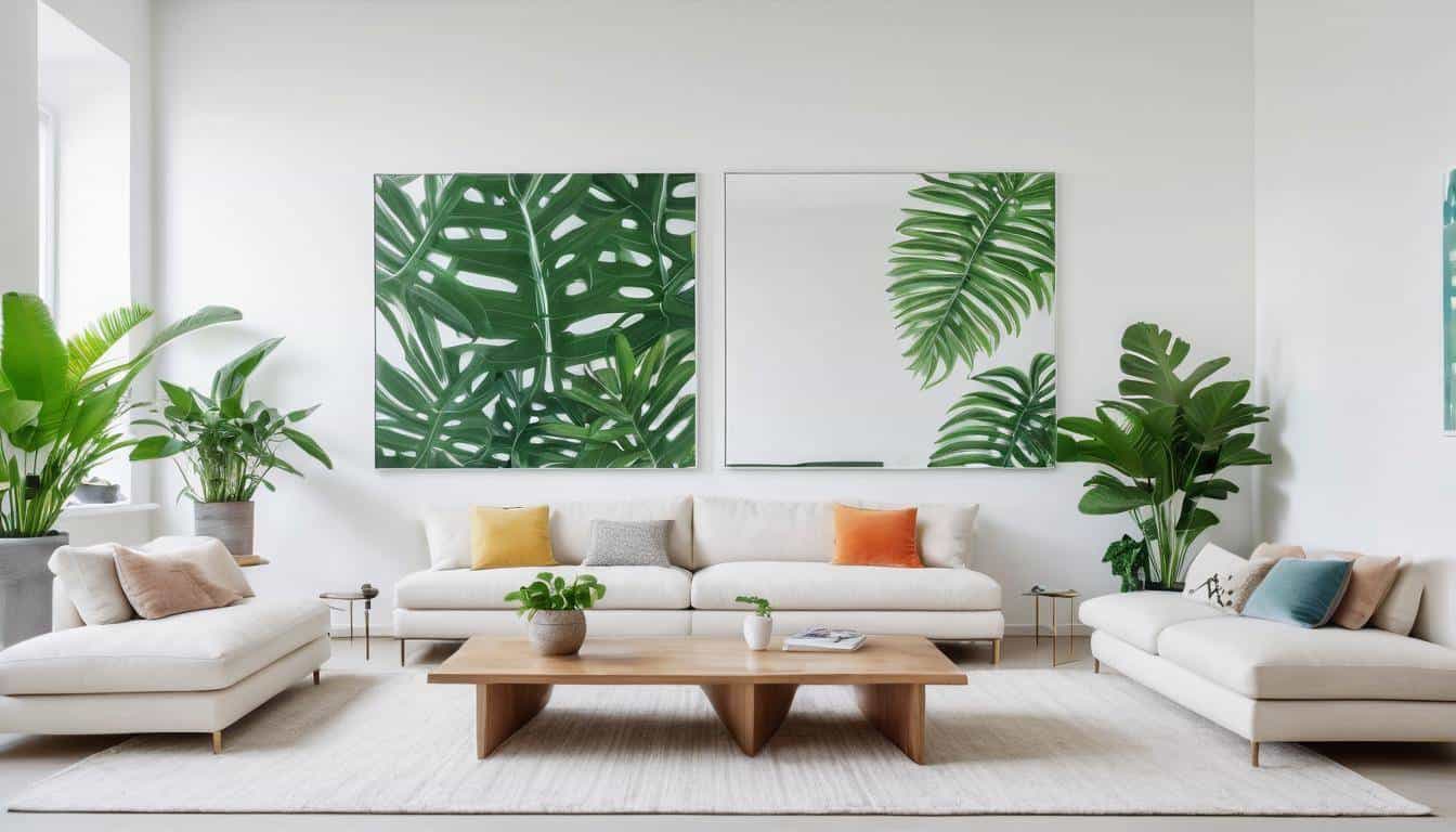 Tranquil green foliage indoors