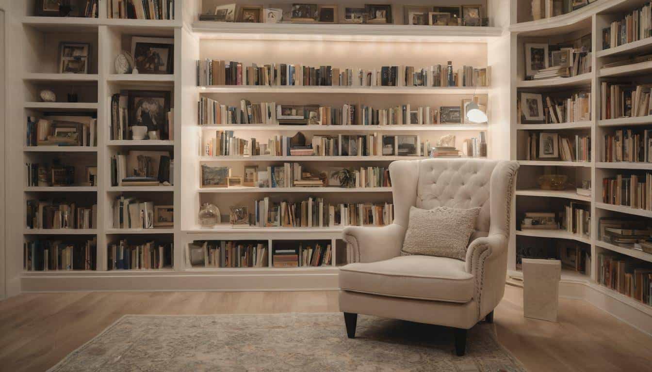 Tranquil home library