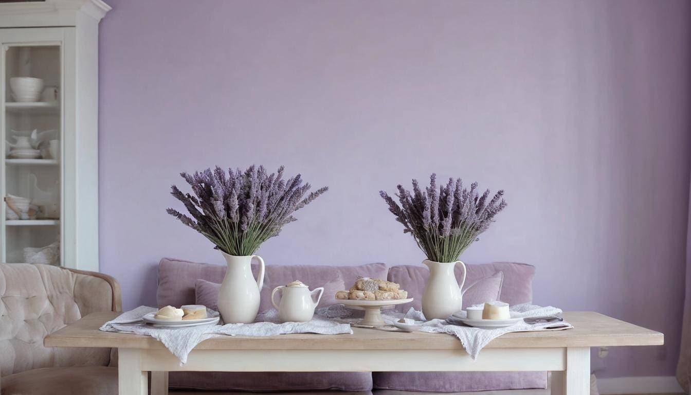 Tranquil lavender room