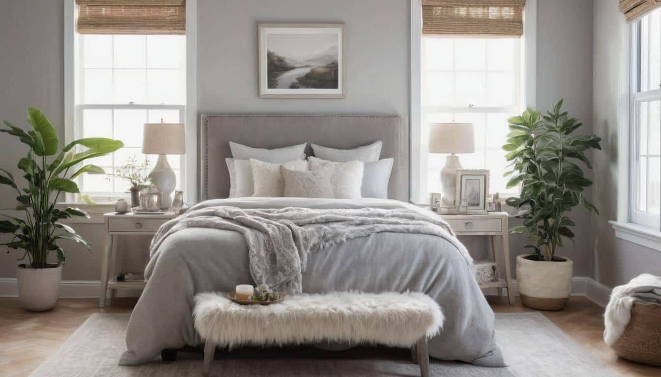 Tranquil light gray room