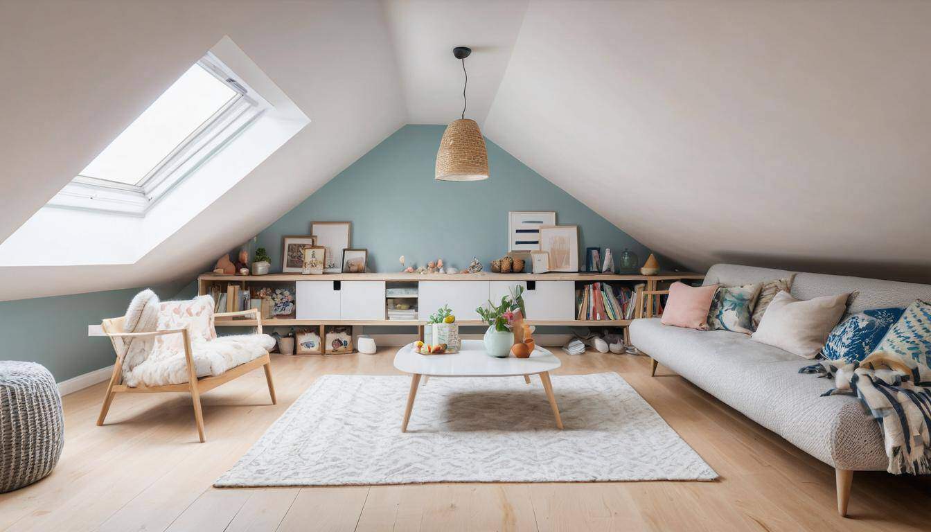 Transformed bright attic space