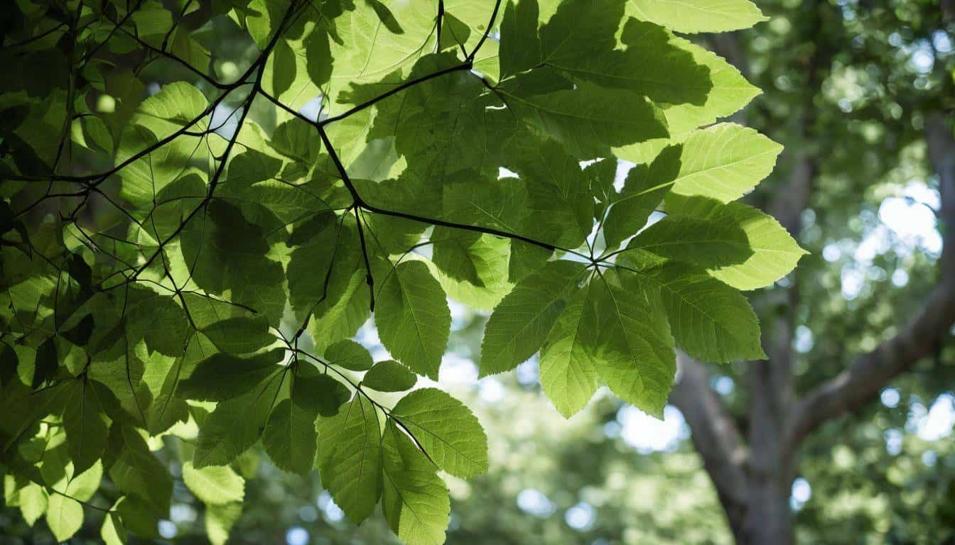 Tree leaves shading