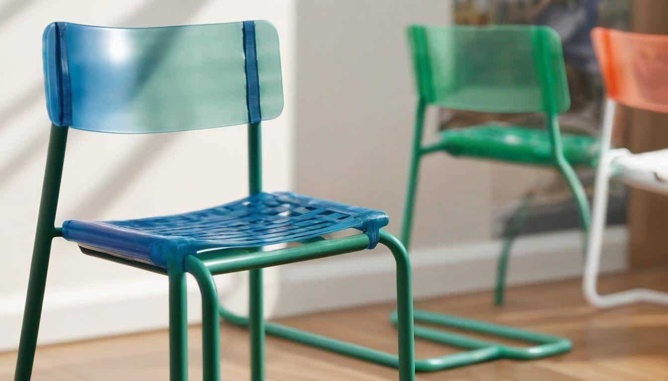 Upcycled modern chair design