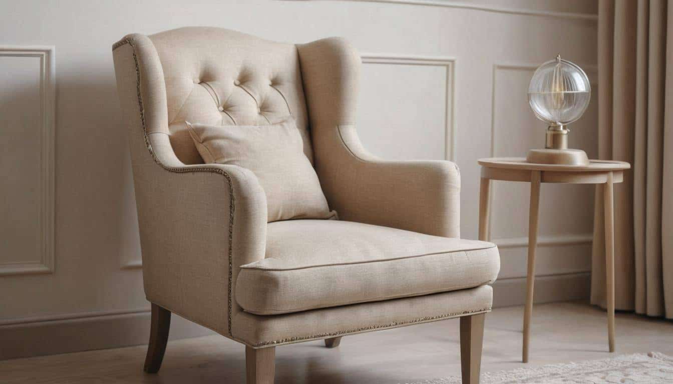 Versatile beige armchair elegance