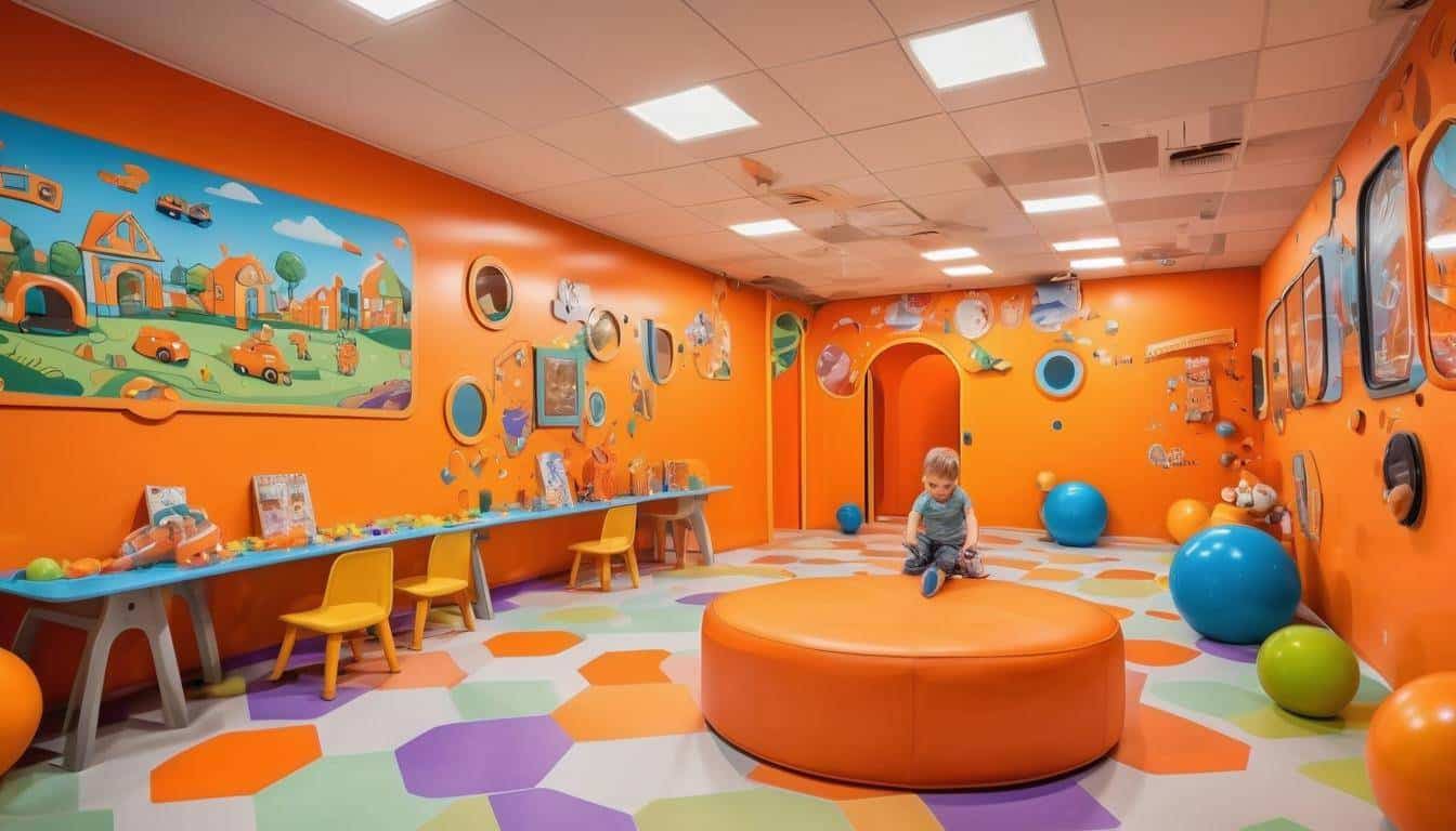 Vibrant children's play area