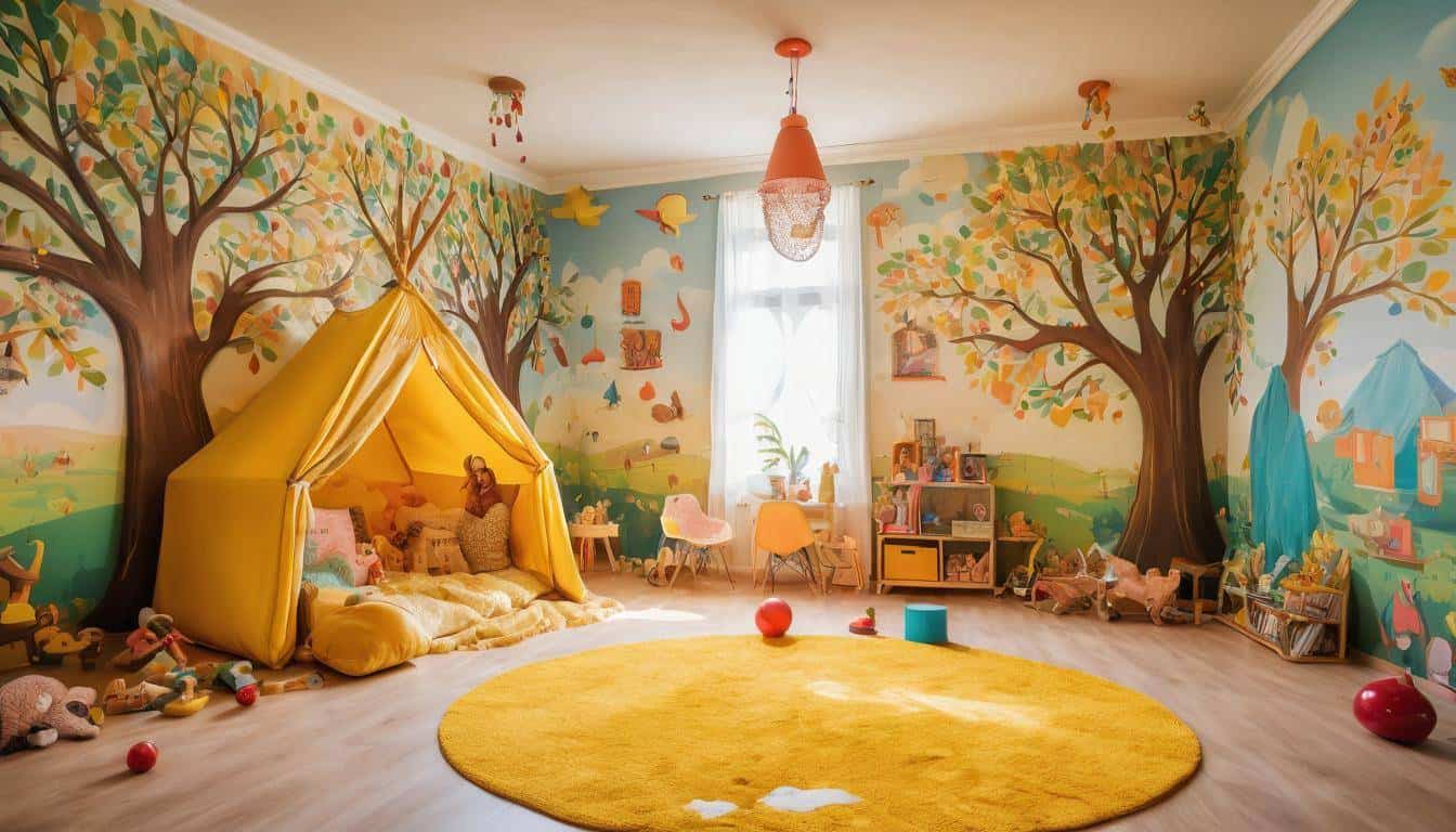 Whimsical fantasy playroom