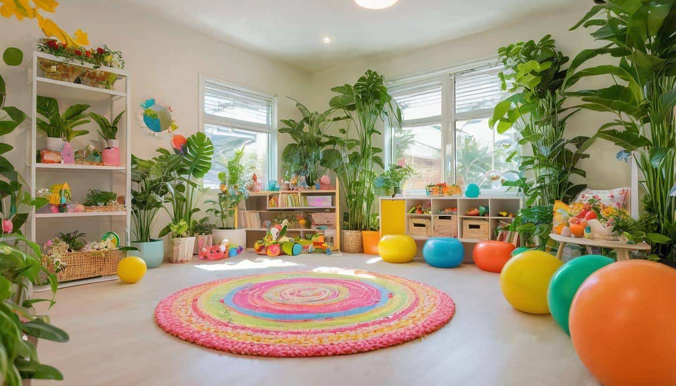 Whimsical garden playroom