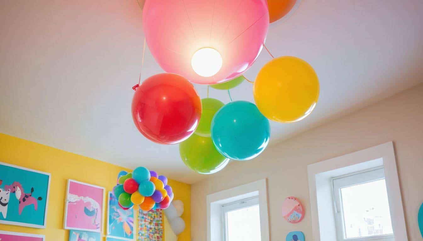 Whimsical play area lighting