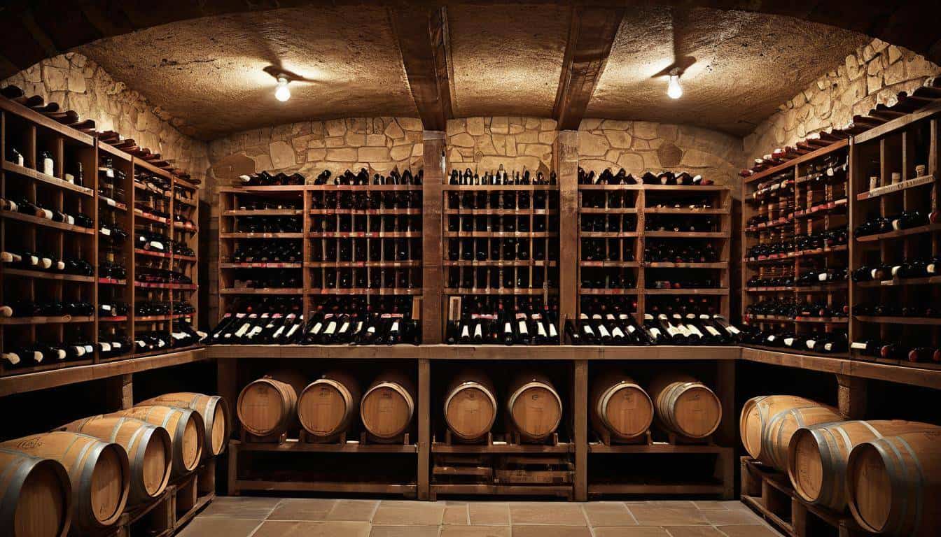 Wine cellar aging