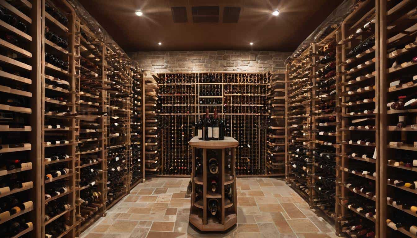 Wine cellar ventilation system