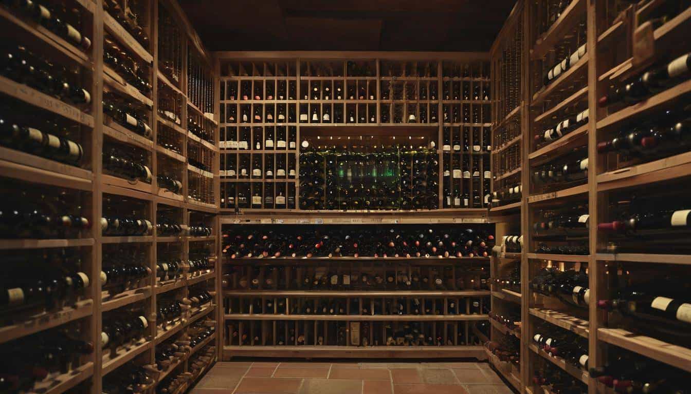 Wine cellar with temp control