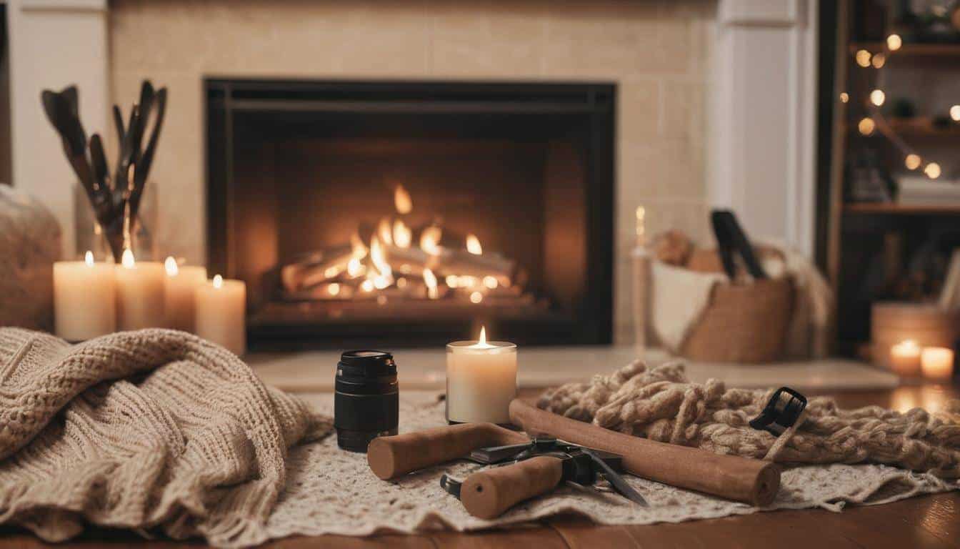 Cozy DIY Fireplace Project