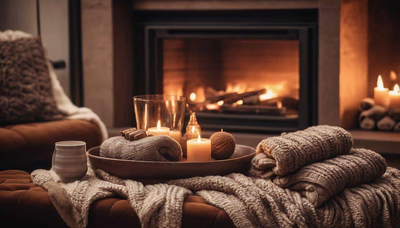 Cozy Fireplace Setting