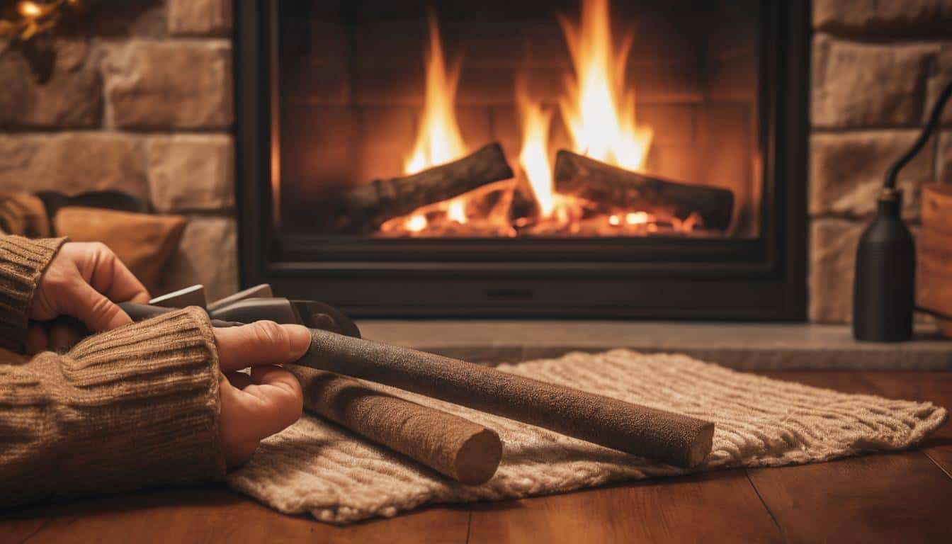 Fireplace gentle inspection