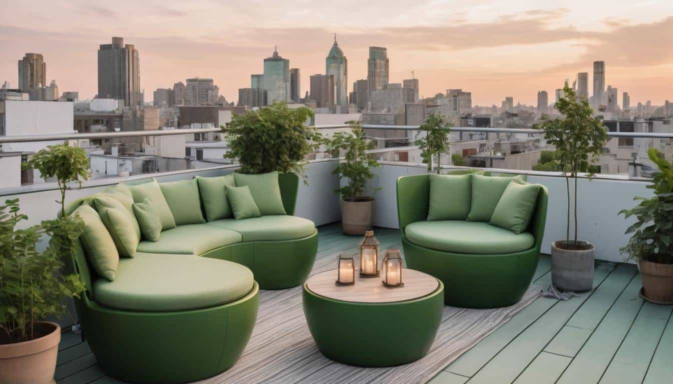 Green rooftop oasis