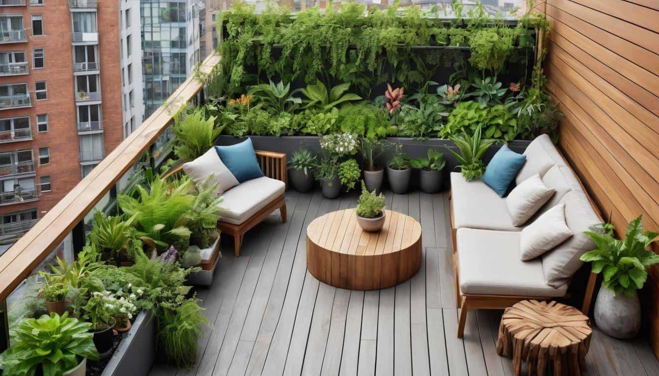 Green rooftop oasis