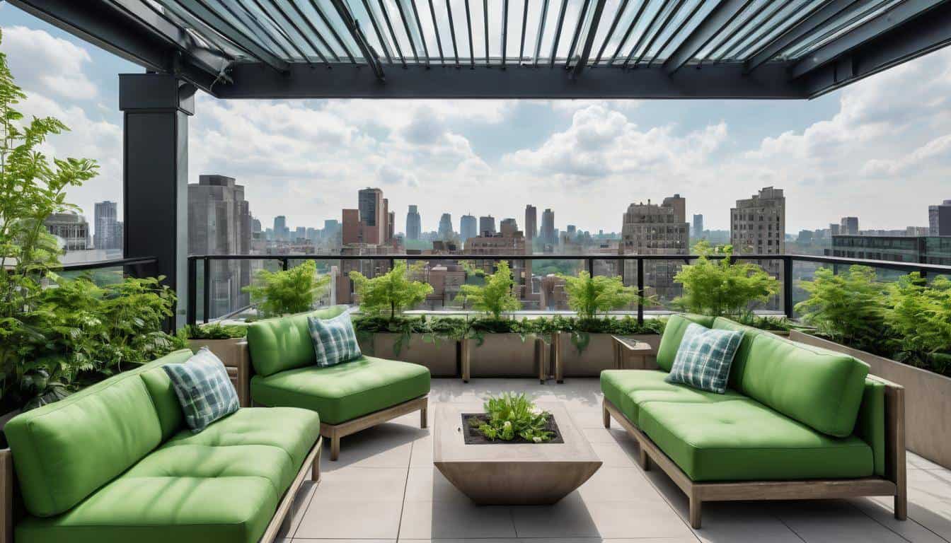 Green rooftop oasis