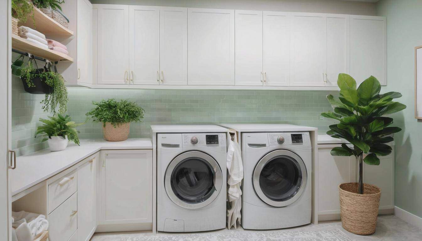 Organized laundry room design