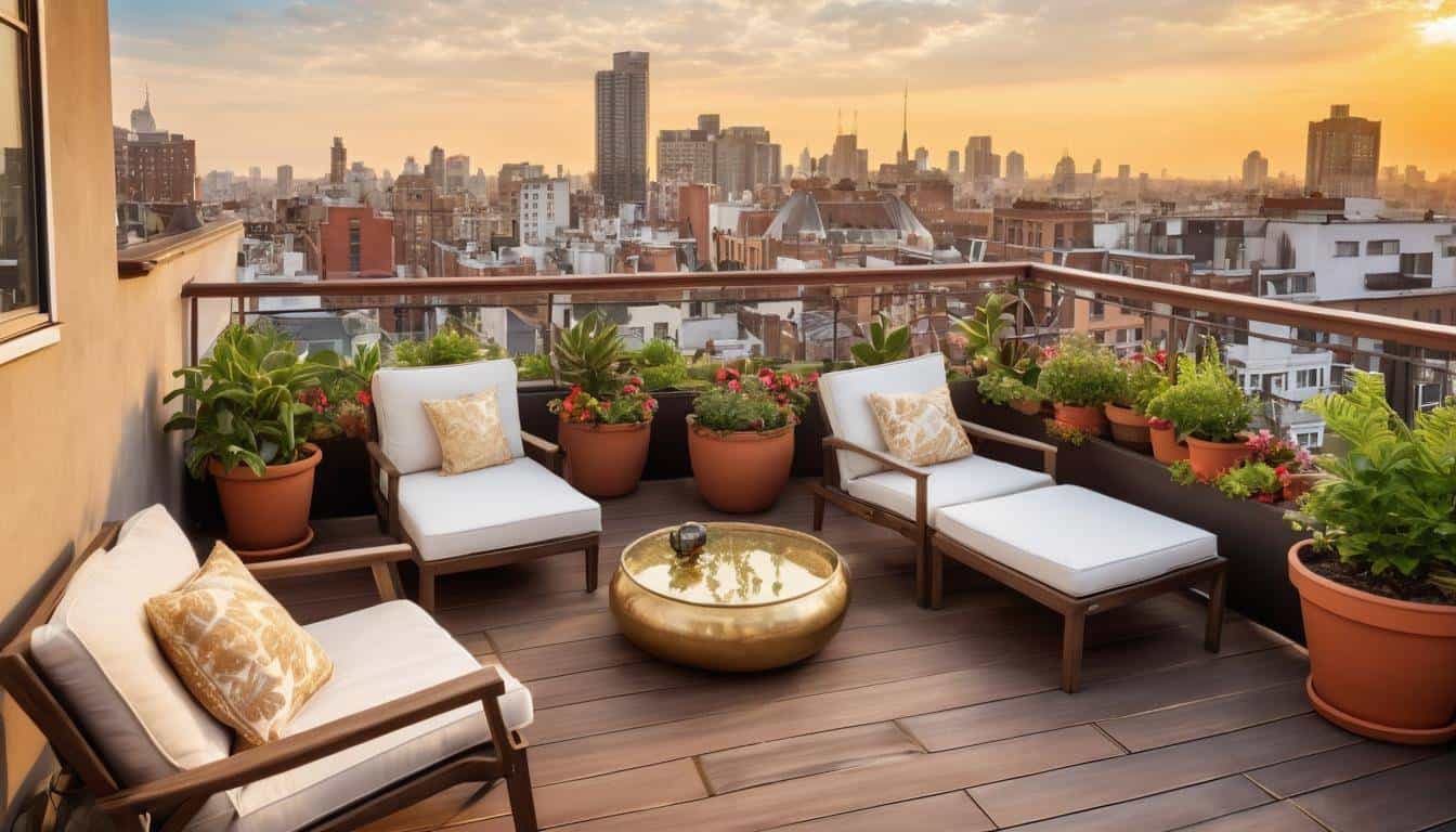 Personalized rooftop balcony