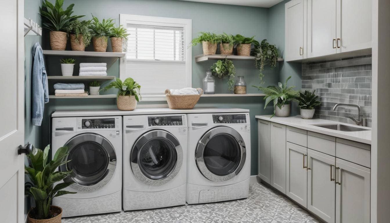 Stylish laundry room renovation