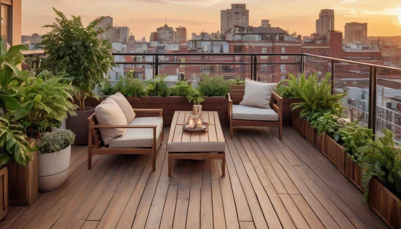 Tranquil rooftop retreat