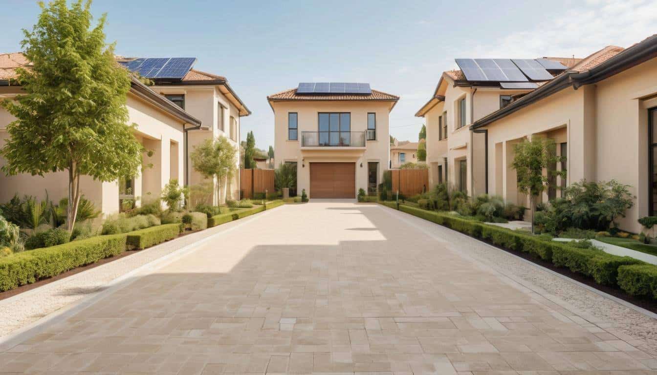 Elegant sustainable driveway