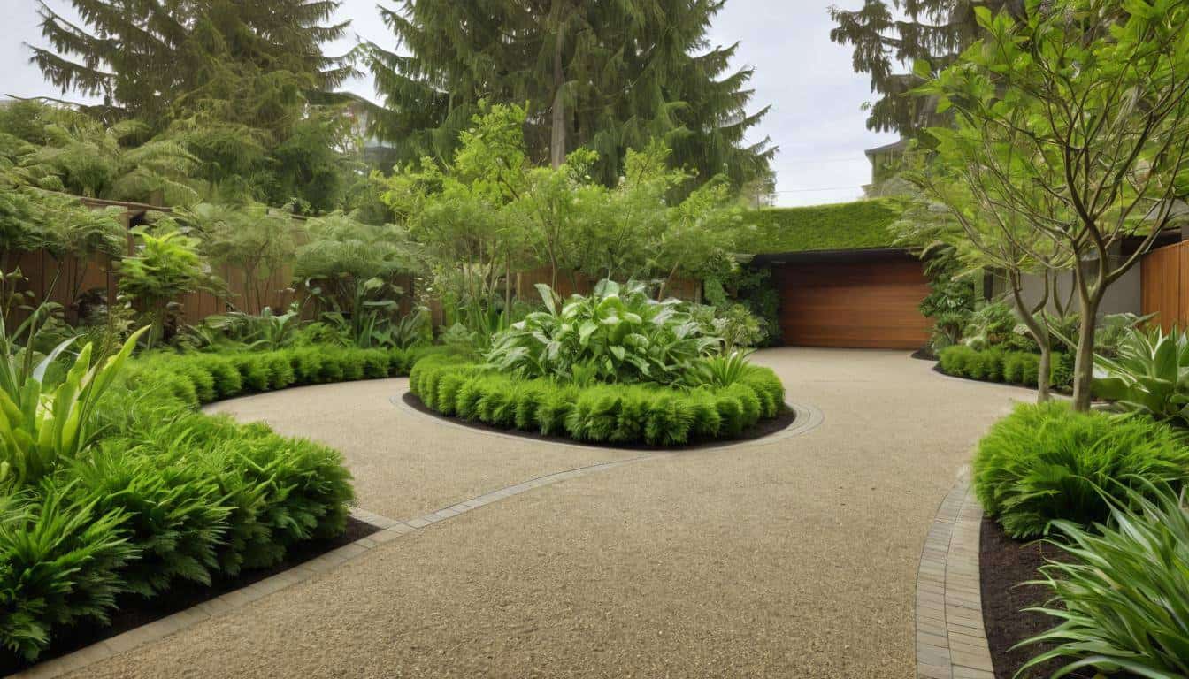 Green sustainable driveway