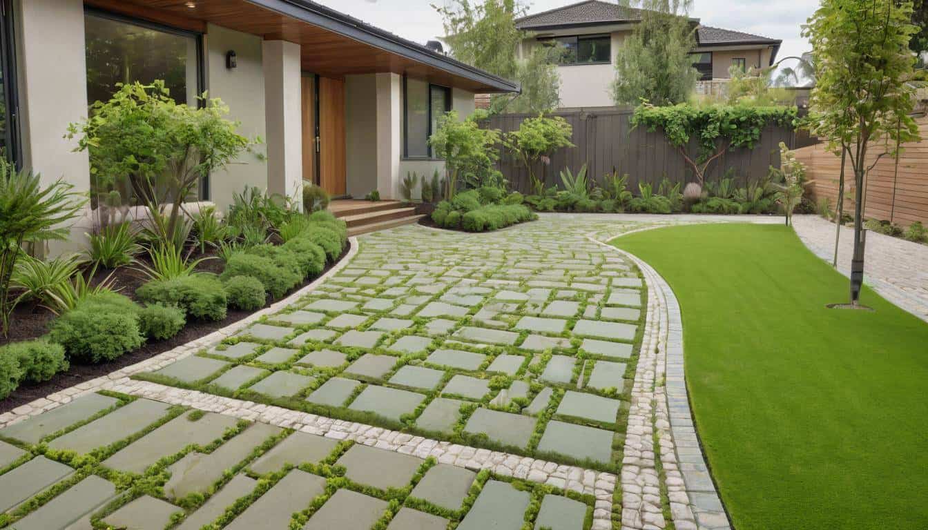 Green sustainable driveway