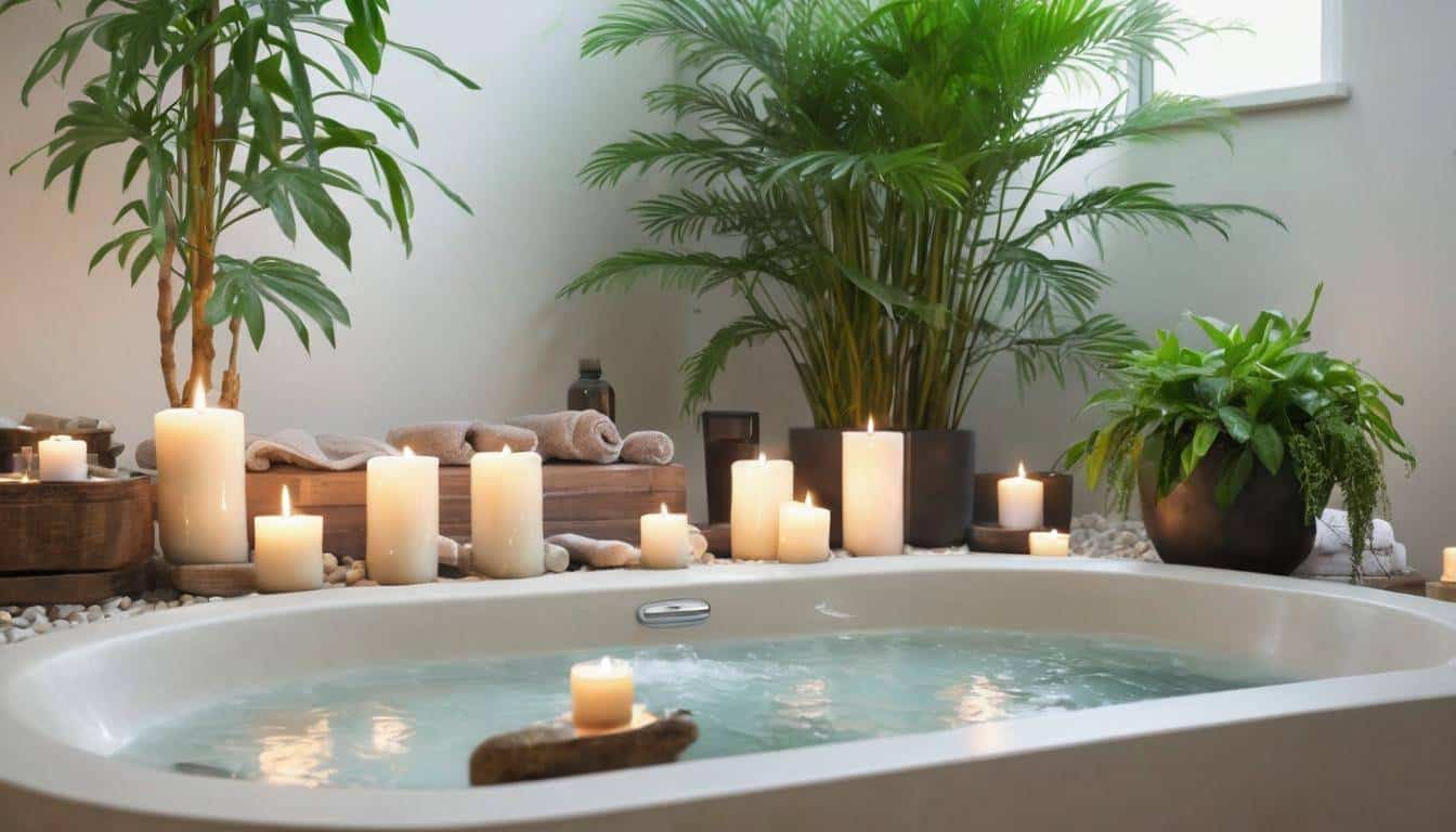 Home spa tranquility