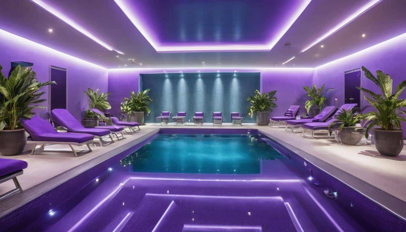 Luxurious indoor pool