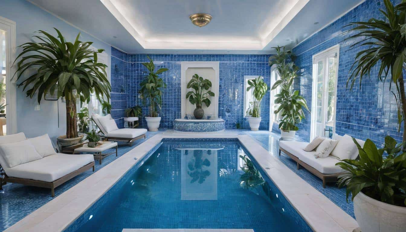 Luxurious indoor pool escape