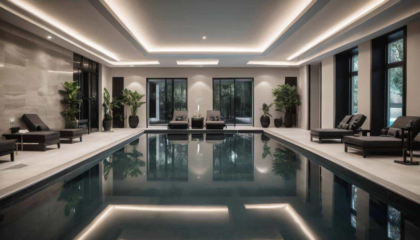 Luxurious indoor pool