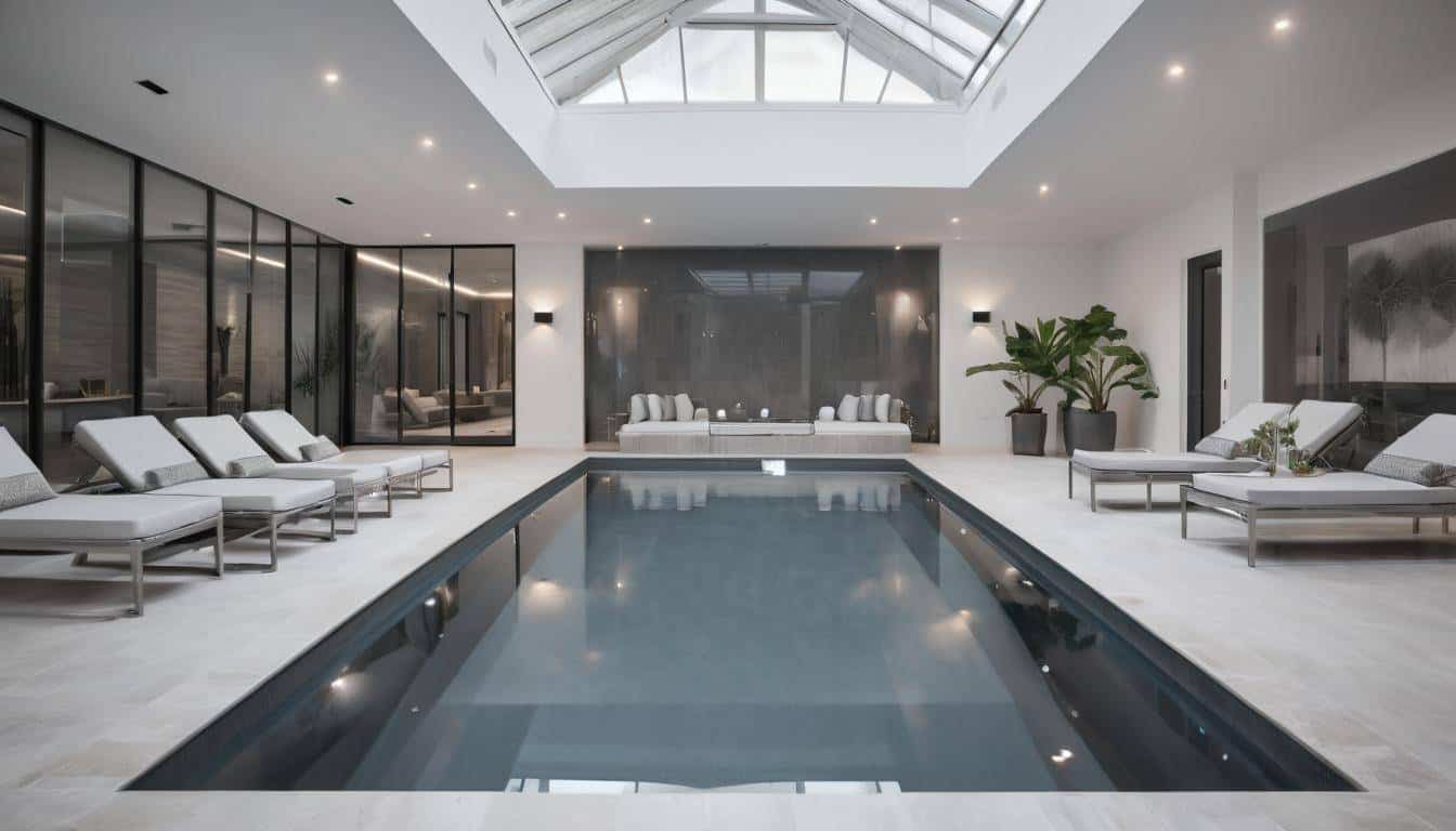 Luxurious modern pool design