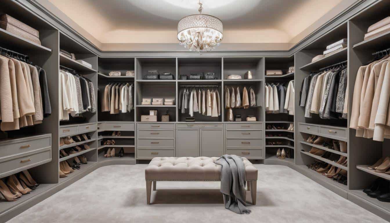 Luxury Walk-in Closet Organization