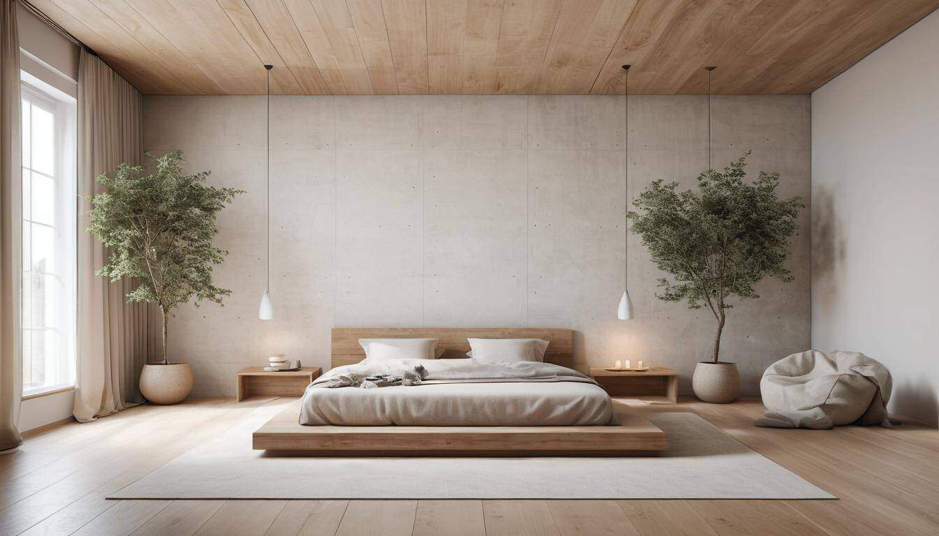 Minimalist zen room