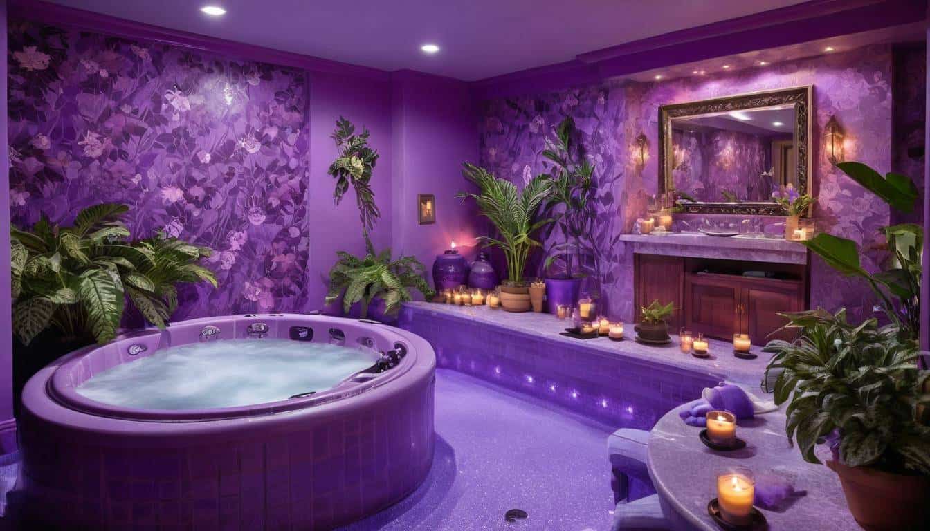 Purple oasis spa