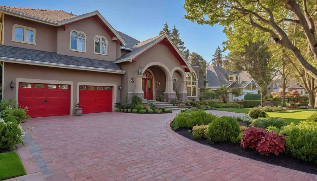 Red Driveway Renovation