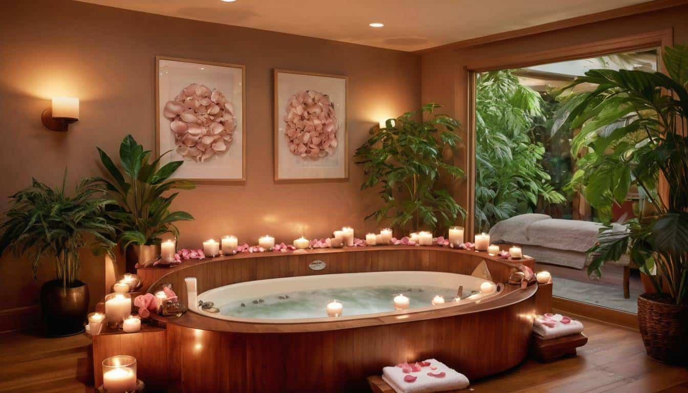 Relaxing home spa