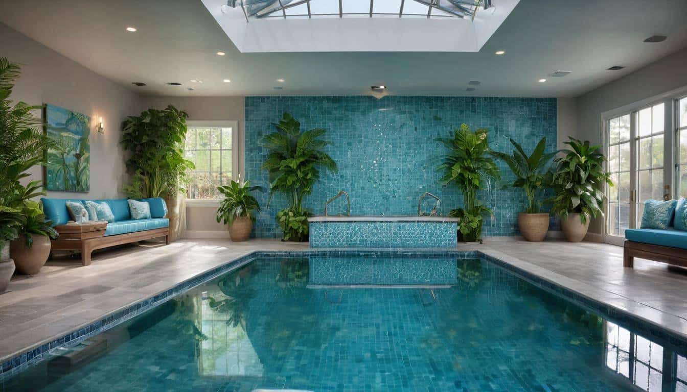 Serene indoor pool oasis