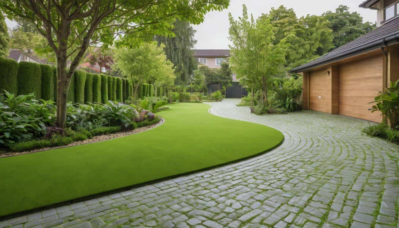 Sustainable green driveway