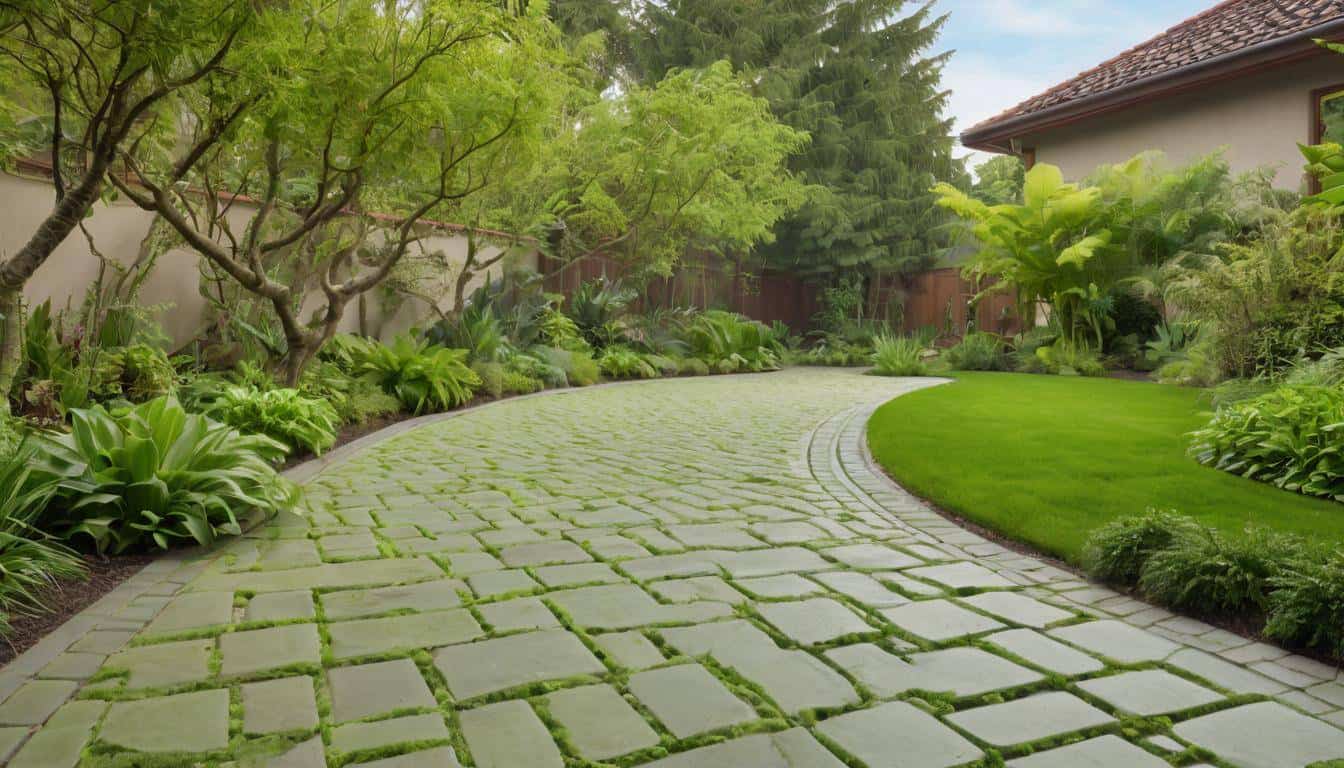 Sustainable green driveway