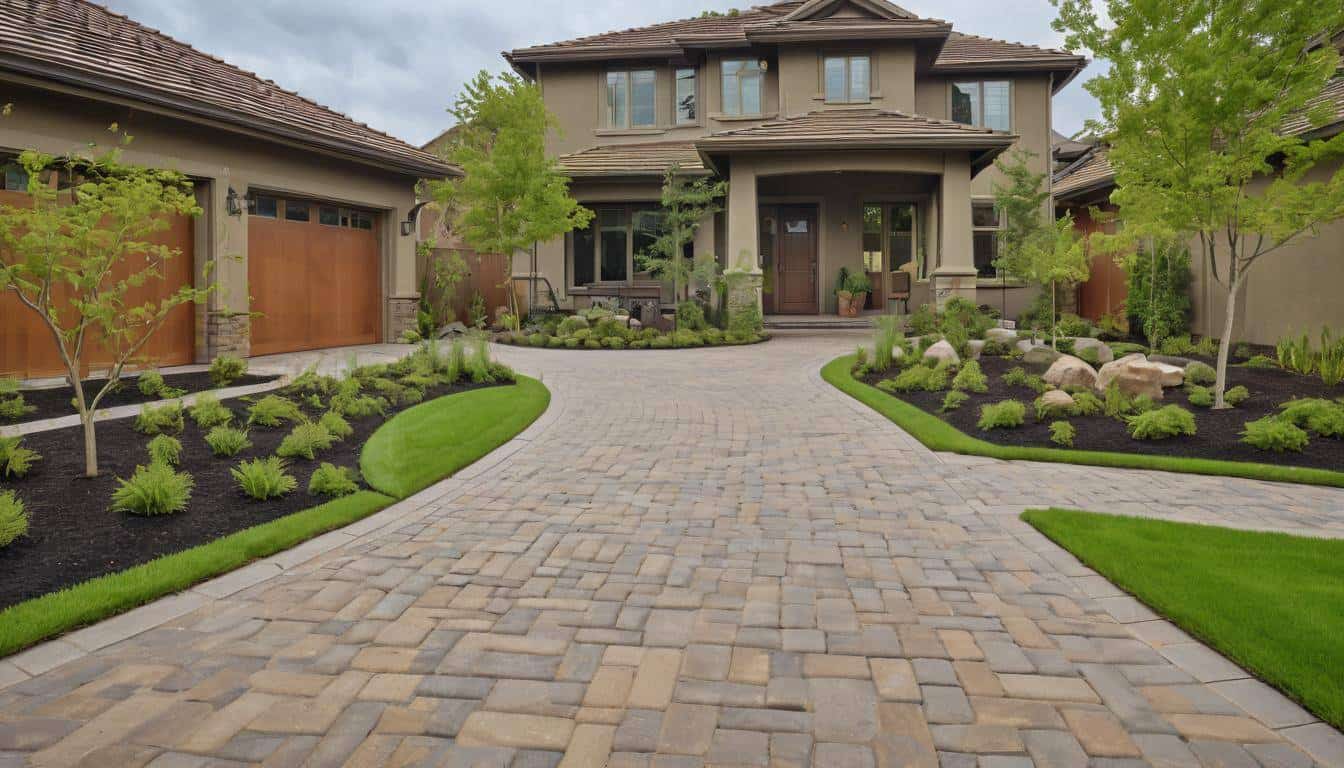 Sustainable green driveway design