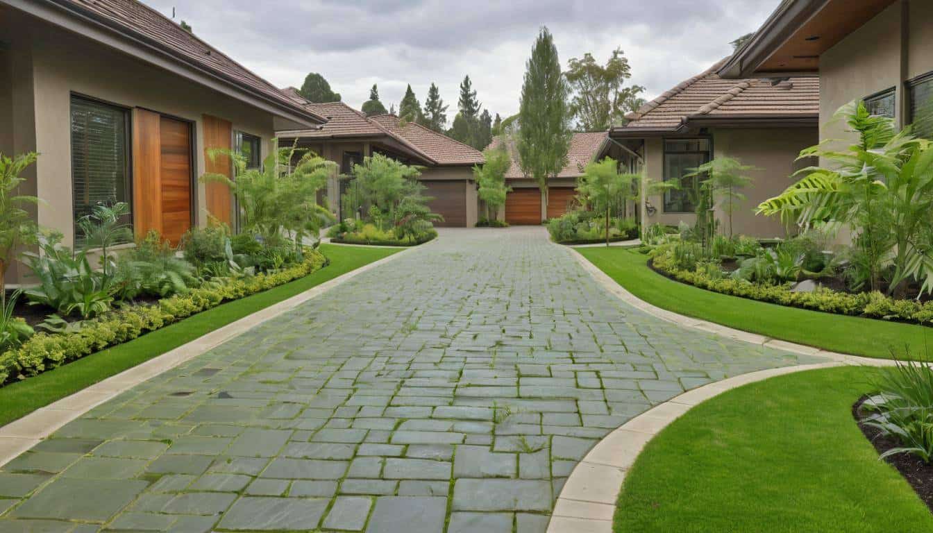 Sustainable green driveway