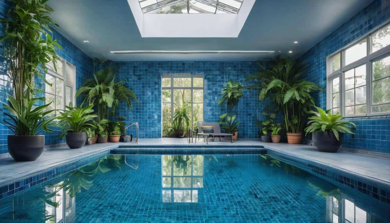 Tranquil indoor pool oasis